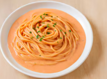 Fideos Cinta c/ Salsa mixta